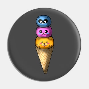 Cute Ice Cream Pin