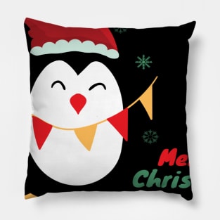 Cute Christmas Penguin Pillow