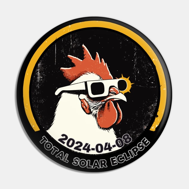 Cool rooster total solar eclipse 2024 Pin by TomFrontierArt