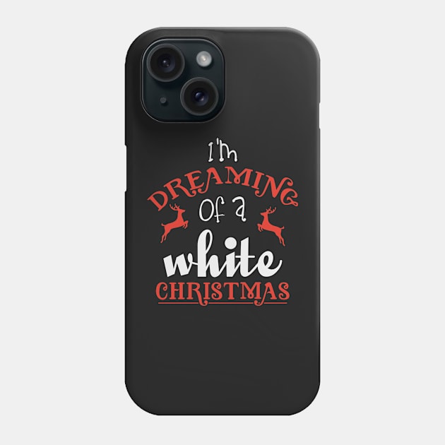 I'm dreaming of a white Christmas Phone Case by nektarinchen