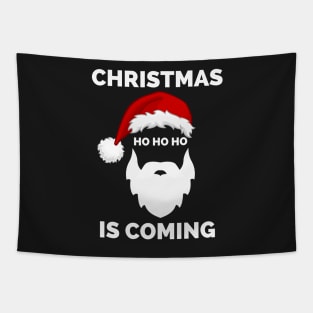 Funny Santa Beard Costume - White Fake Beard Christmas - Santa Claus Beard Costume - Santa Claus Christmas Is Coming Tapestry