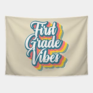 Retro First Grade Vibes Tapestry