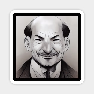 Clement Attlee | Manga Portrait Magnet