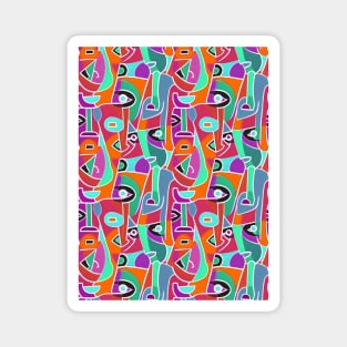 Abstract artwork Magnet