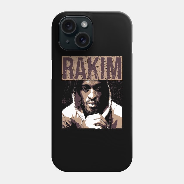 Rakim Allah, vintage poster Phone Case by Degiab