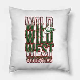 Wild Wild West Christmas Pillow