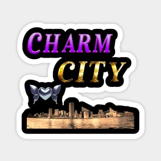 CHARM CITY BALTIMORE DESIGN Magnet