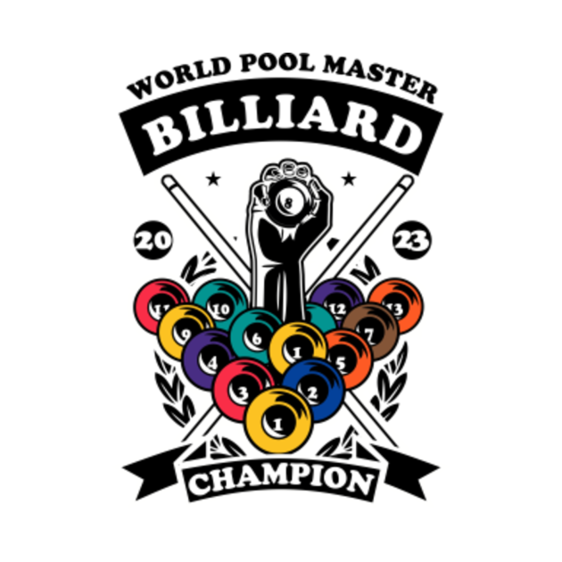 Billiard World Champion 2023. Billiard fans gifts Billiards Gift