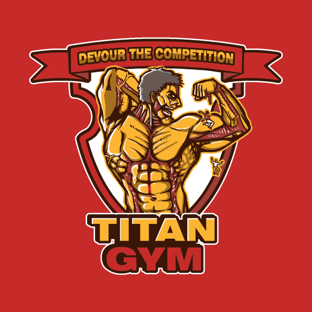 Titan Gym - Attack On Titan - T-Shirt | TeePublic