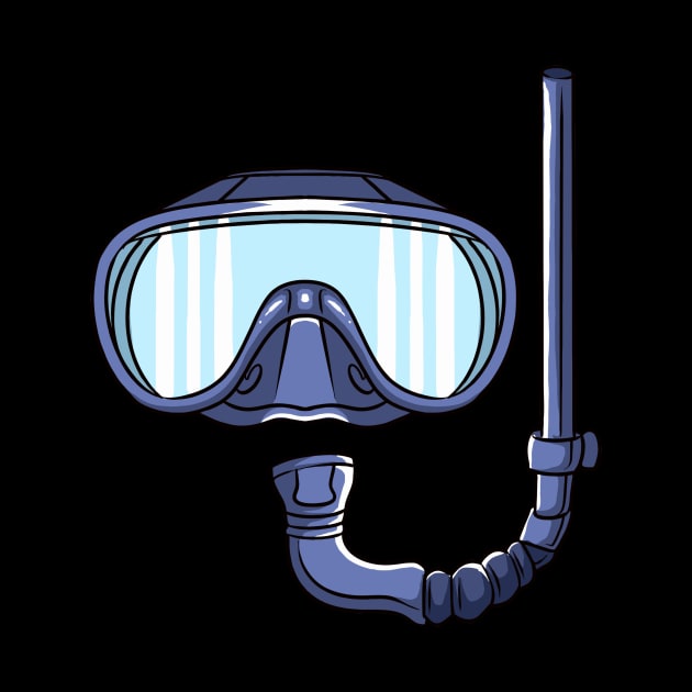 Snorkle Scuba Diving Diver by fromherotozero