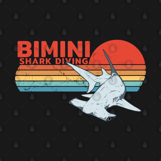 Hammerhead Shark Bimini Bahama Islands by NicGrayTees