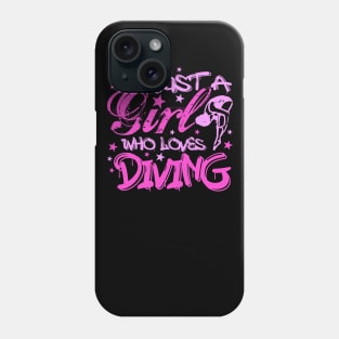 Funny Springboard Diving Quote Diver Gift for Girls Phone Case