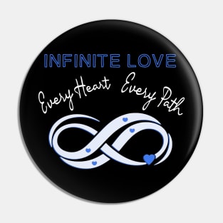 Autism Awareness Infinity Graphic Pin