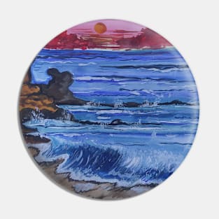 beach painting Pin