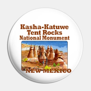 Kasha-Katuwe Tent Rocks National Monument, New Mexico Pin