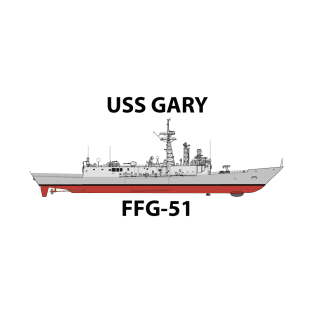 USS GARY - FFG-51 OH PERRY CLASS T-Shirt