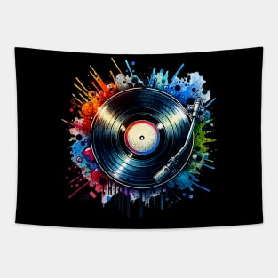 Graffiti Vinyl Record Tapestry