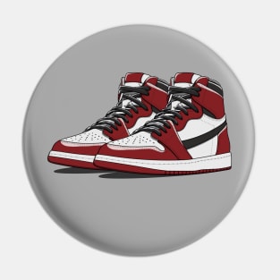 Retro Basketball Sneakers Pin