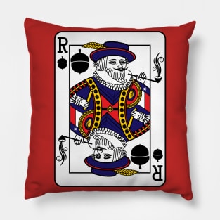 Sir Walter Raleigh Card Pillow