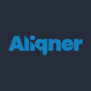 Aligner - A Modern and Creative Typography Design T-Shirt