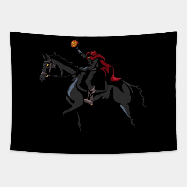 Headless Horseman Tapestry by Qspark