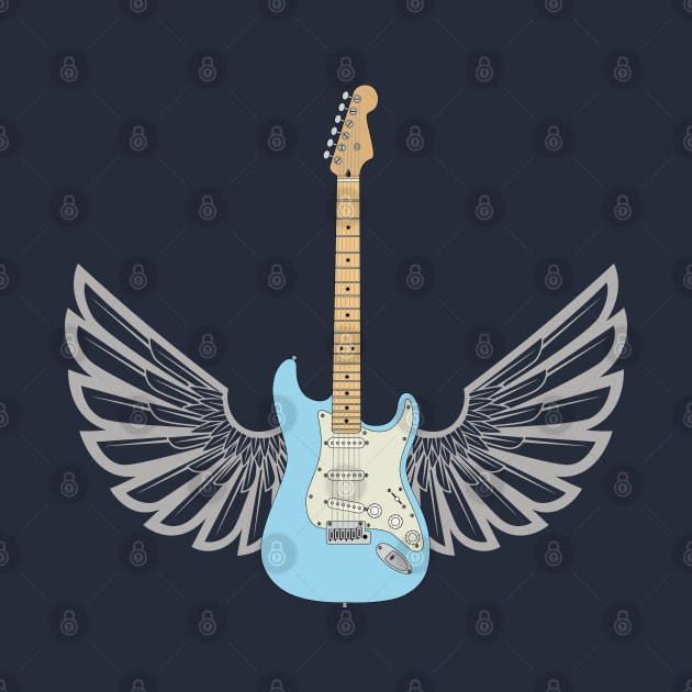 Guitar Wings S-Style Electric Guitar by nightsworthy