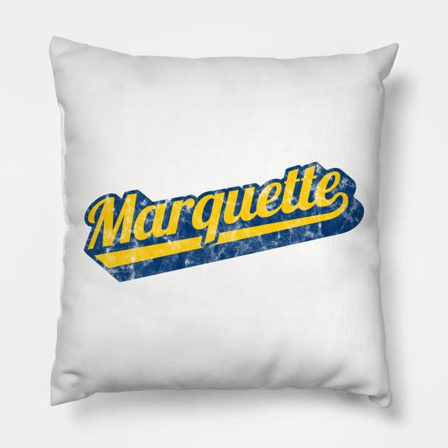 Support the Golden Eagles with this vintage design! Pillow by MalmoDesigns