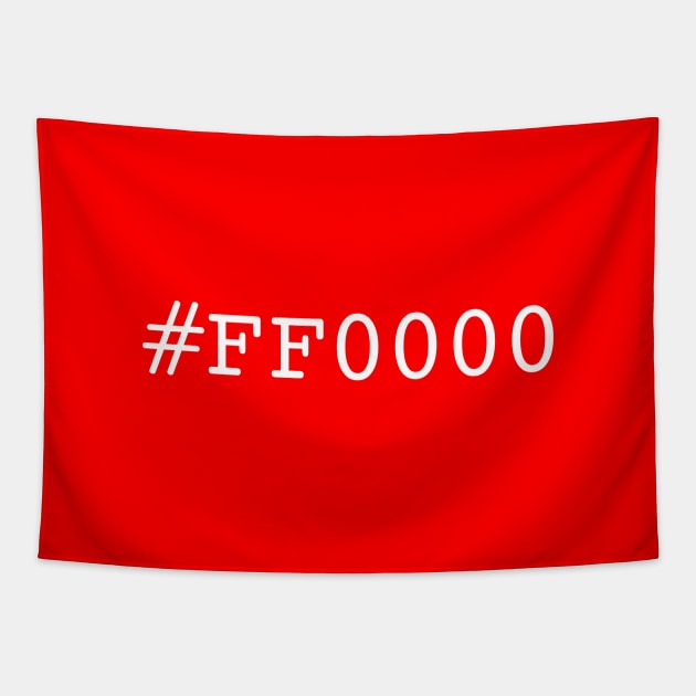 #FF0000 (red) Tapestry by designminds1