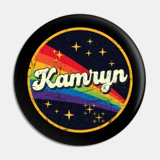 Kamryn // Rainbow In Space Vintage Grunge-Style Pin