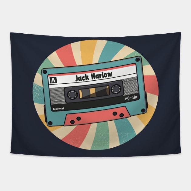 retro jack harlow Tapestry by Saha Paloma Ilustra