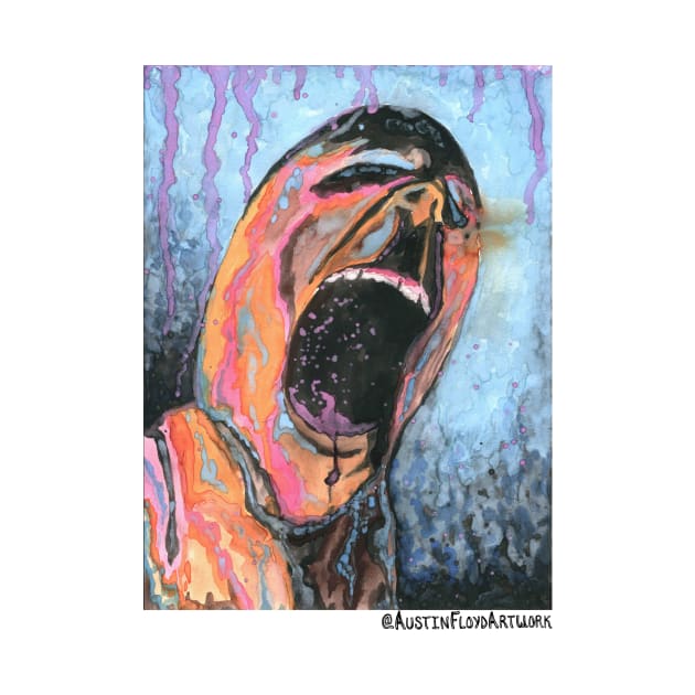 Series of Screams - Pain by Austin Floyd Artwork