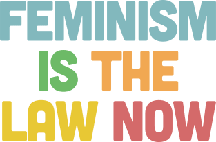 Feminism is the Law Now Magnet