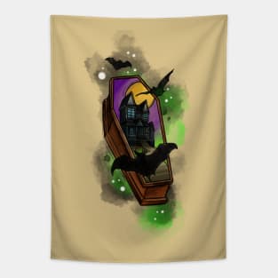 Home Sweet Coffin Tapestry