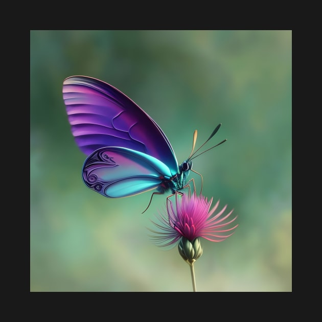 A pretty Butterfly sitting on a flower by J7Simpson