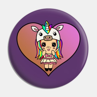 Kawaii Unicorn Pin