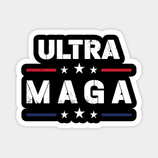 Ultra Maga Proud Ultra-Maga American Flag Magnet