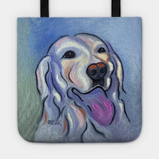 Yellow Labrador Retriever Abstract Tote