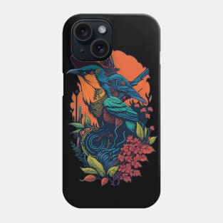 Binocular Serenity: Peaceful Pursuit of Feathered Friends Phone Case