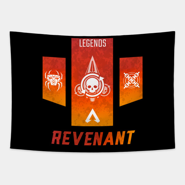 Apex Legend Revenant Banner Apex Legends Tapestry Teepublic Apex Legend Revenant Banner Apex Legends Tapestry Teepublic