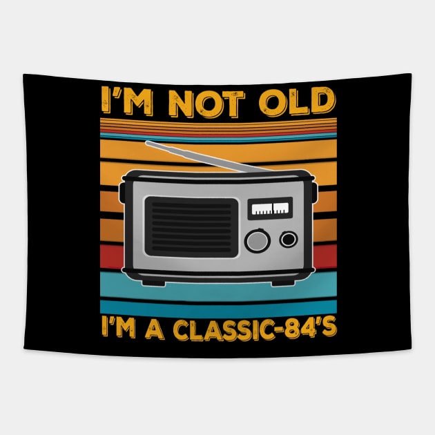 im not old im a classic 84s Tapestry by thexsurgent