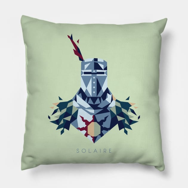 Solaire of Astora Pillow by nahamut
