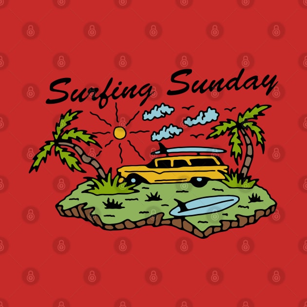 Surfing Sunday by artcuan