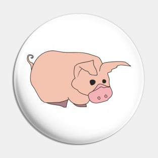 Funny pig Pin