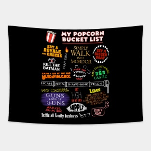 My Popcorn Bucket List Tapestry