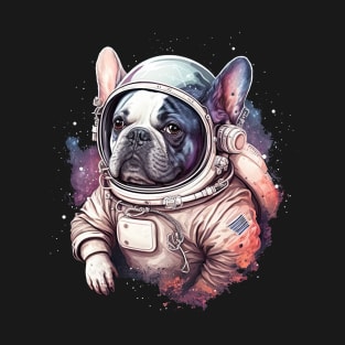 French Bulldog Astronaut T-Shirt