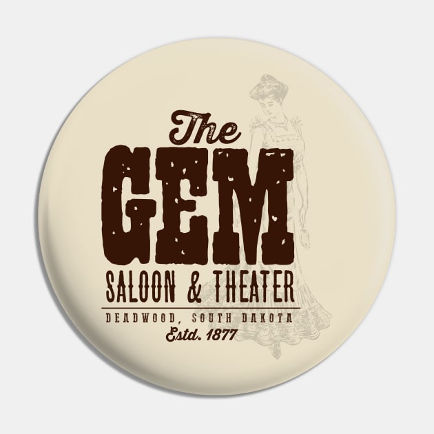 The Gem Theater Pin by MindsparkCreative