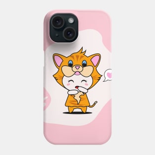 Cute Cat Character Phone Case