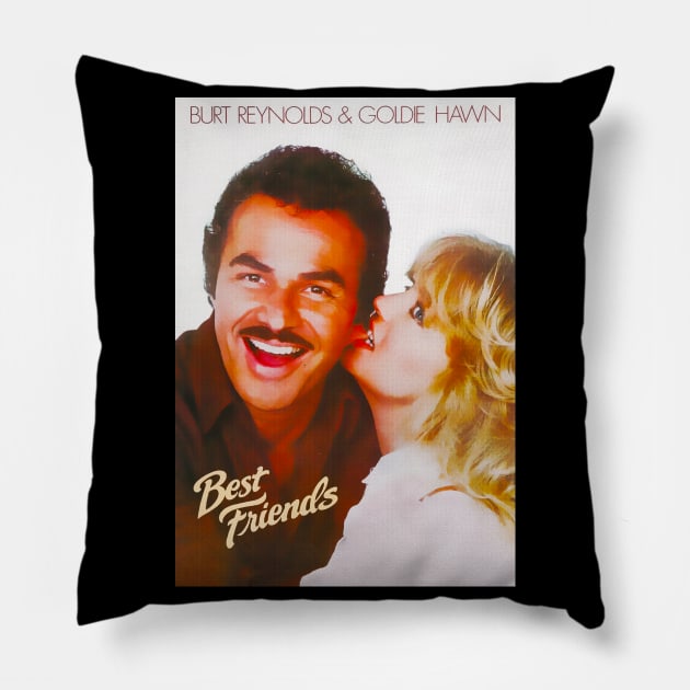 goldie hawn burt reynolds Pillow by zicococ