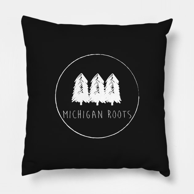 Michigan Roots Pillow by BJS_Inc