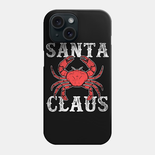 Santa Claus Crab Phone Case by Mila46